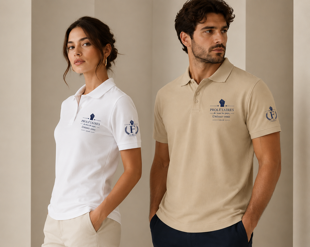 Polo Premium Manifest – Prolétaires de tous les pays