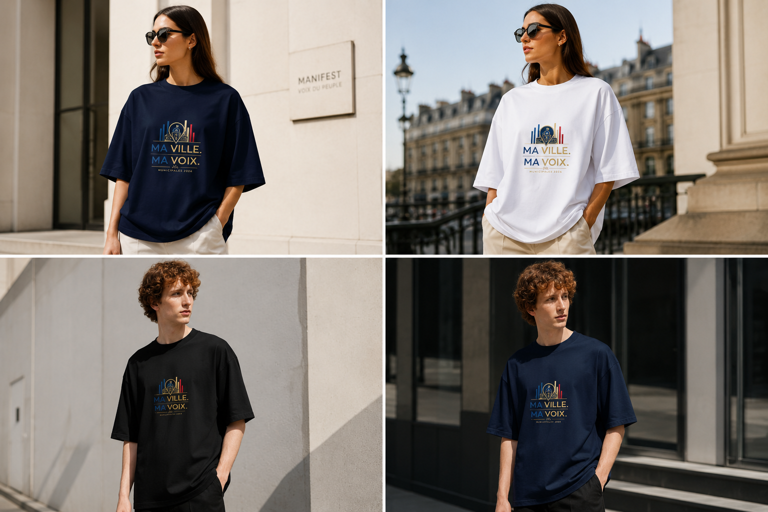 T-shirt Oversize Bio Manifest – Ma Ville. Ma Voix.