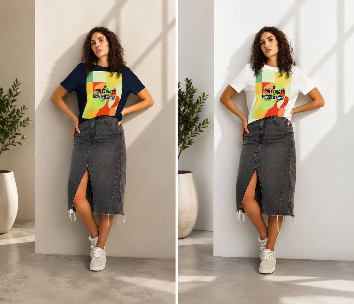T-shirt Femme Bio Manifest – Prolétaires, Unissez-vous !
