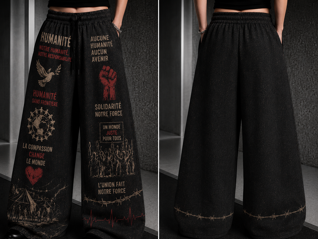 Pantalon HUMANITÉ — Édition Streetwear