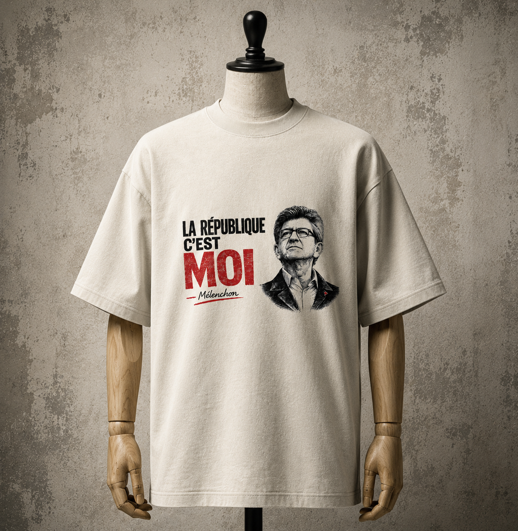 T-shirt Oversize Vintage – La République C’est Moi | Street Art Français